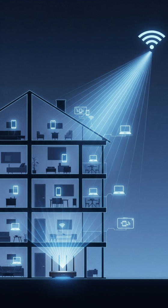 Free wifi service at cozy home pg for women's